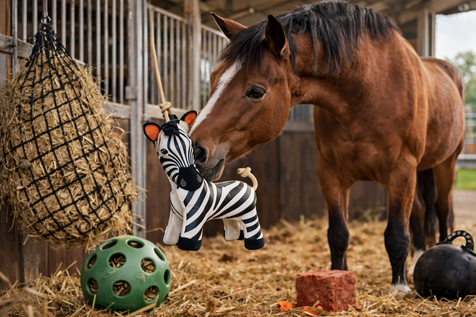 Voorkom stalverveling bij paarden met een stalbuddy
