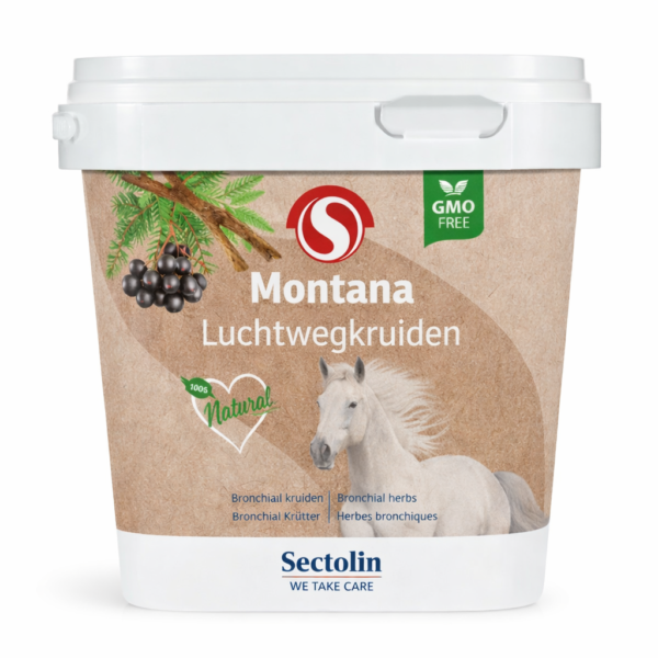 Montana luchtwegkruiden voor paarden 1.2 kg kruidenmix ter ondersteuning van luchtwegen, weerstand en spijsvertering