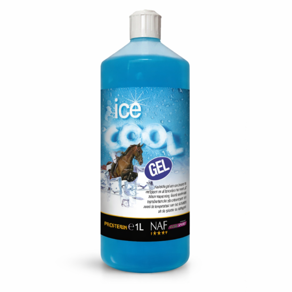 NAF Ice Cool Gel 1000 ml verkoelende gel voor paardenbenen en pezen na training of wedstrijd