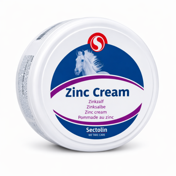 Sectolin Zinc Cream zinkzalf voor paarden 200 ml – verzorgende zalf voor schrale en geïrriteerde paardenhuid